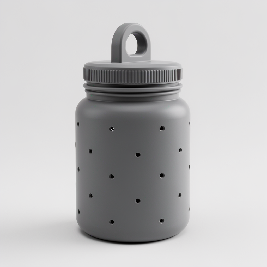 Threaded Container Model STL – Free 3D Print Model | Remeshy