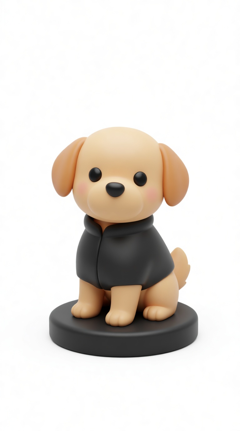 Golden Retriever Puppy Figurine STL – Free 3D Print Model | Remeshy