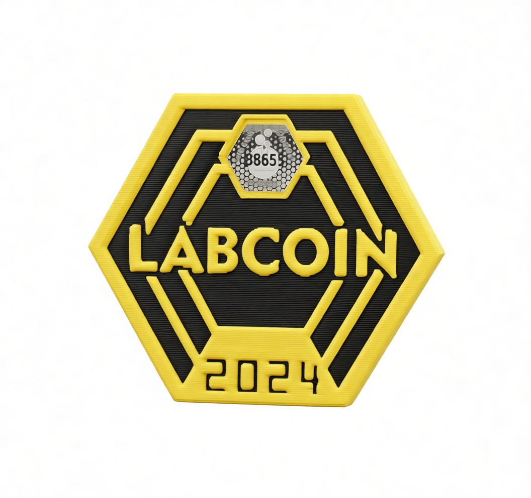 Labcoin Hexagonal Token STL – Free 3D Print Model | Remeshy