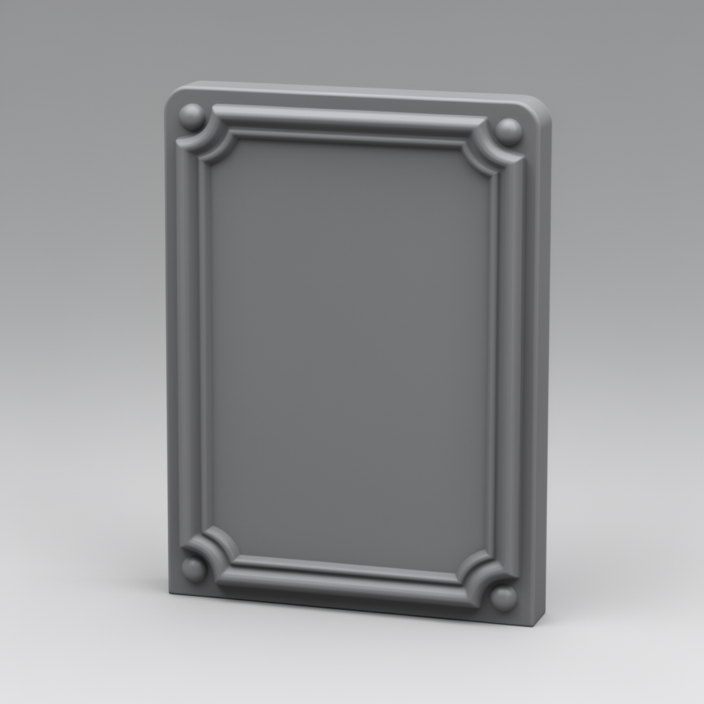 Decorative Plaque Sculpture STL – Free 3D Print Model | Remeshy