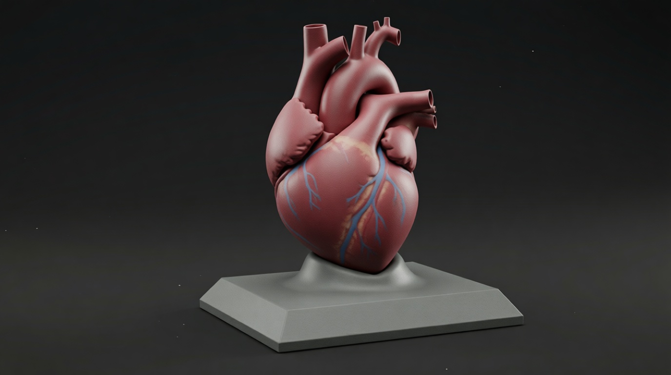 Human Heart Model STL – Free 3D Print Model | Remeshy