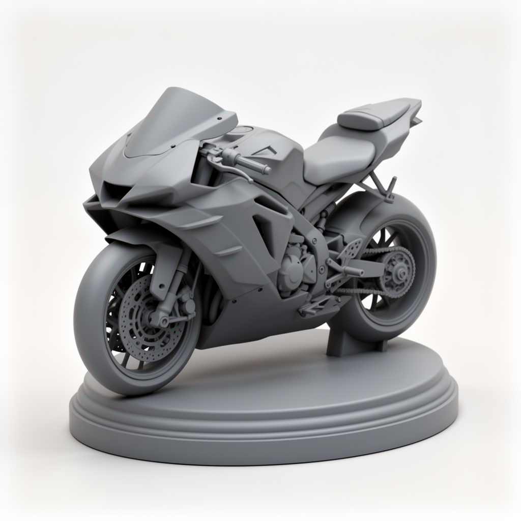 Free Motorcycle 3D Printable STL Files (100 Models) | Remeshy
