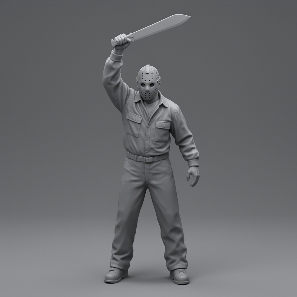 Jason Voorhees Bust STL – Free 3D Print Model | Remeshy