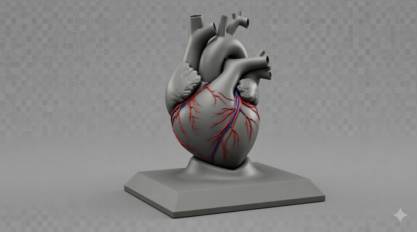 Human Heart Model STL – Free 3D Print Model | Remeshy