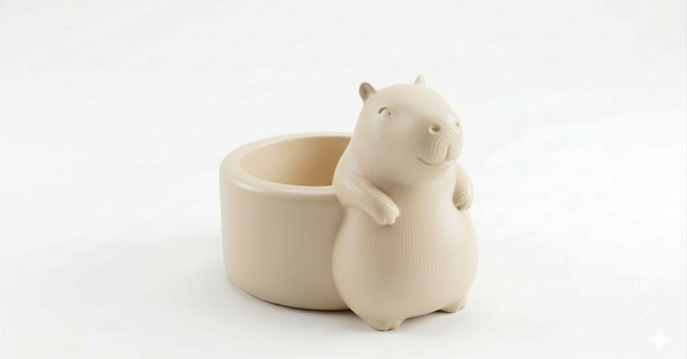 Capybara Planter Pot STL – Free 3D Print Model | Remeshy