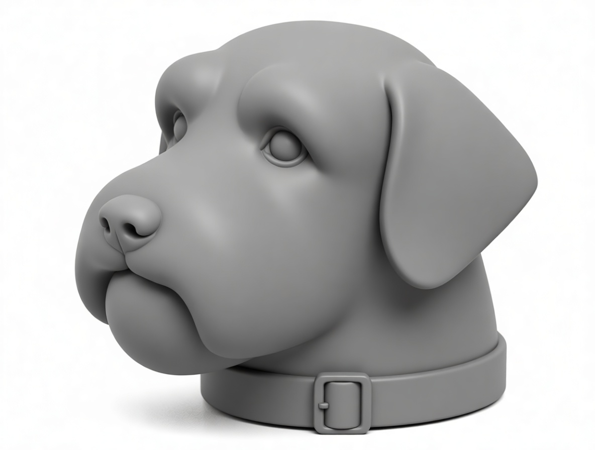 Labrador Retriever Bust STL – Free 3D Print Model | Remeshy