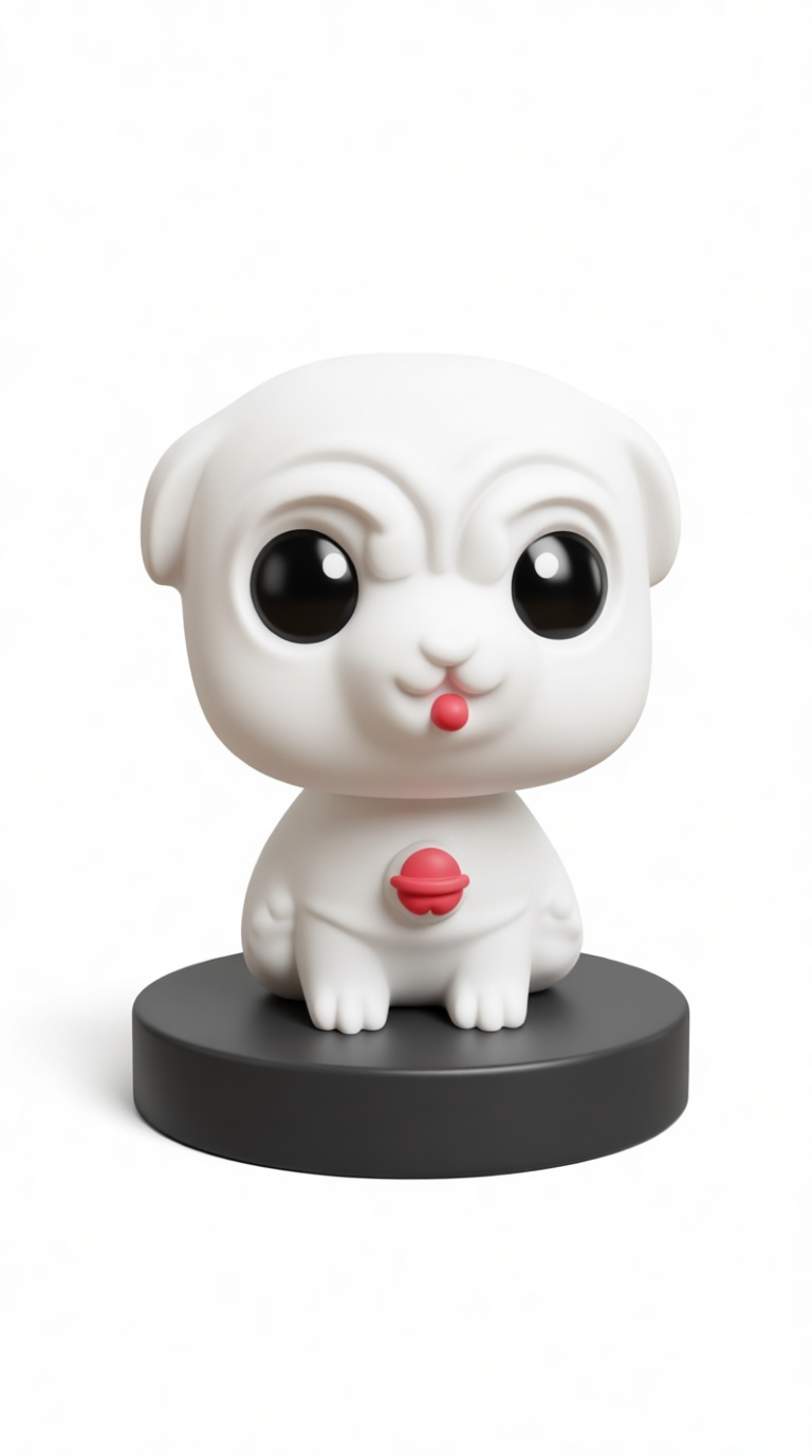 Pug Dog Figurine STL – Free 3D Print Model | Remeshy