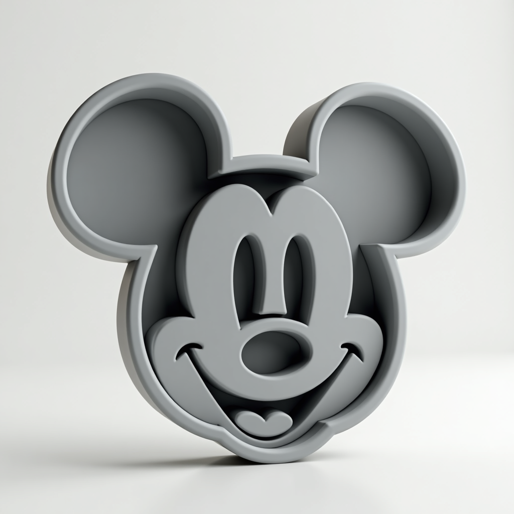 Mickey Mouse Cookie Cutter STL – Free 3D Print Model | Remeshy