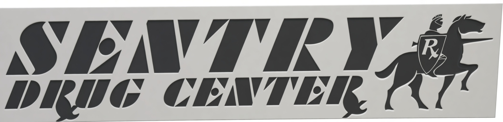 Sentry Drug Center Sign STL – Free 3D Print Model | Remeshy