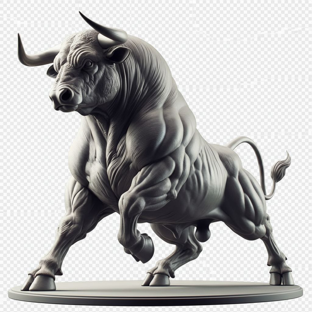 Muscular Bull Statue STL – Free 3D Print Model | Remeshy