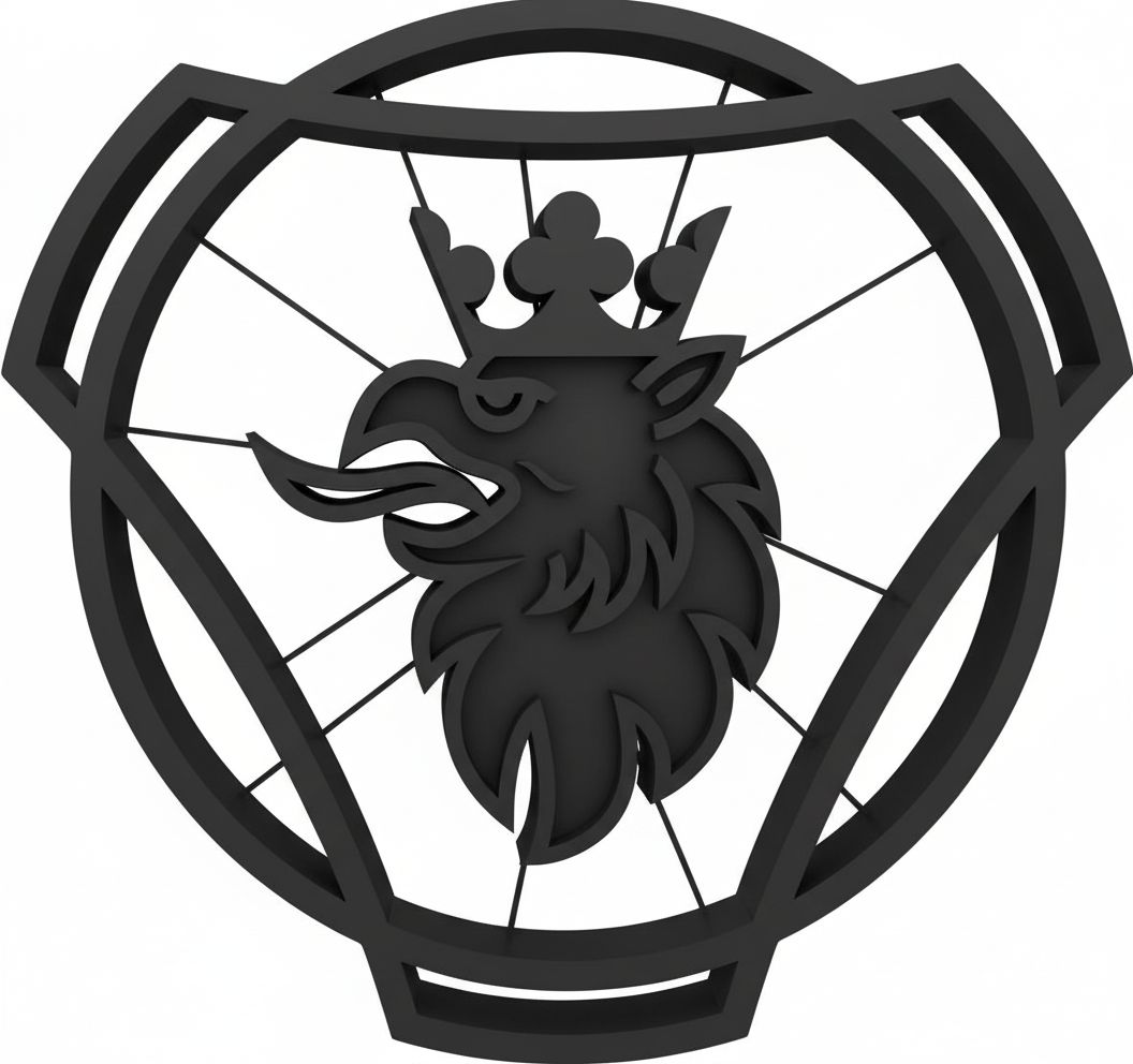 Scania Grille Emblem STL – Free 3D Print Model | Remeshy