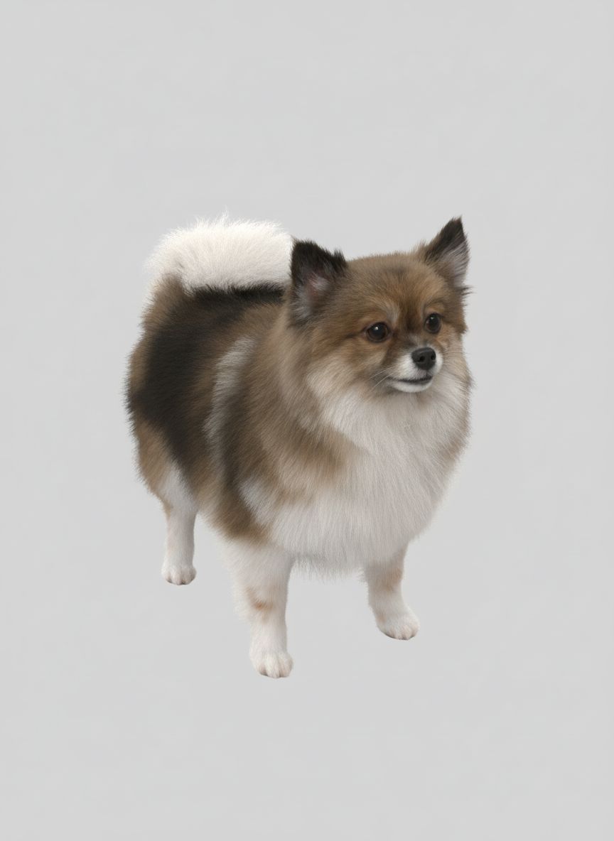 Pomeranian Dog Figurine STL – Free 3D Print Model | Remeshy