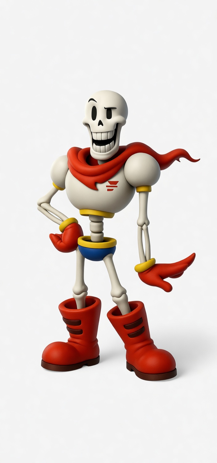Papyrus Skeleton Figurine STL – Free 3D Print Model | Remeshy