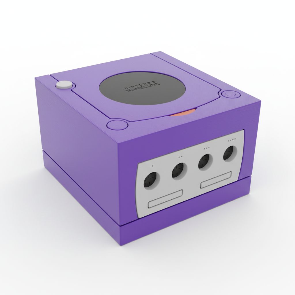 Nintendo GameCube Console STL – Free 3D Print Model | Remeshy