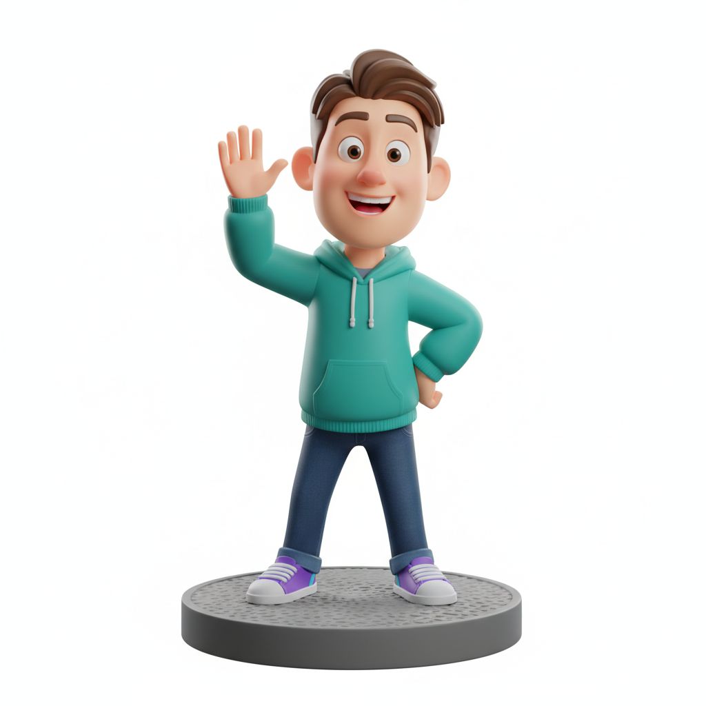 Smiling Boy Figurine STL – Free 3D Print Model | Remeshy