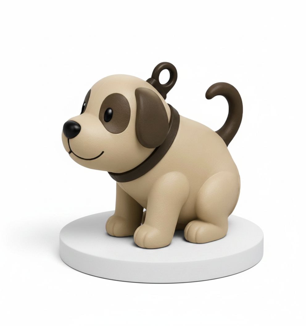 Cartoon Puppy Figurine STL – Free 3D Print Model | Remeshy