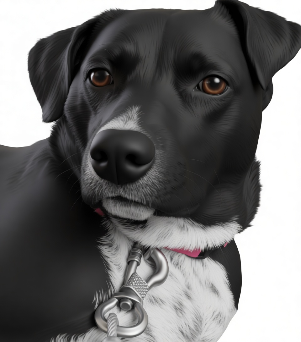 Border Collie Dog Bust STL – Free 3D Print Model | Remeshy