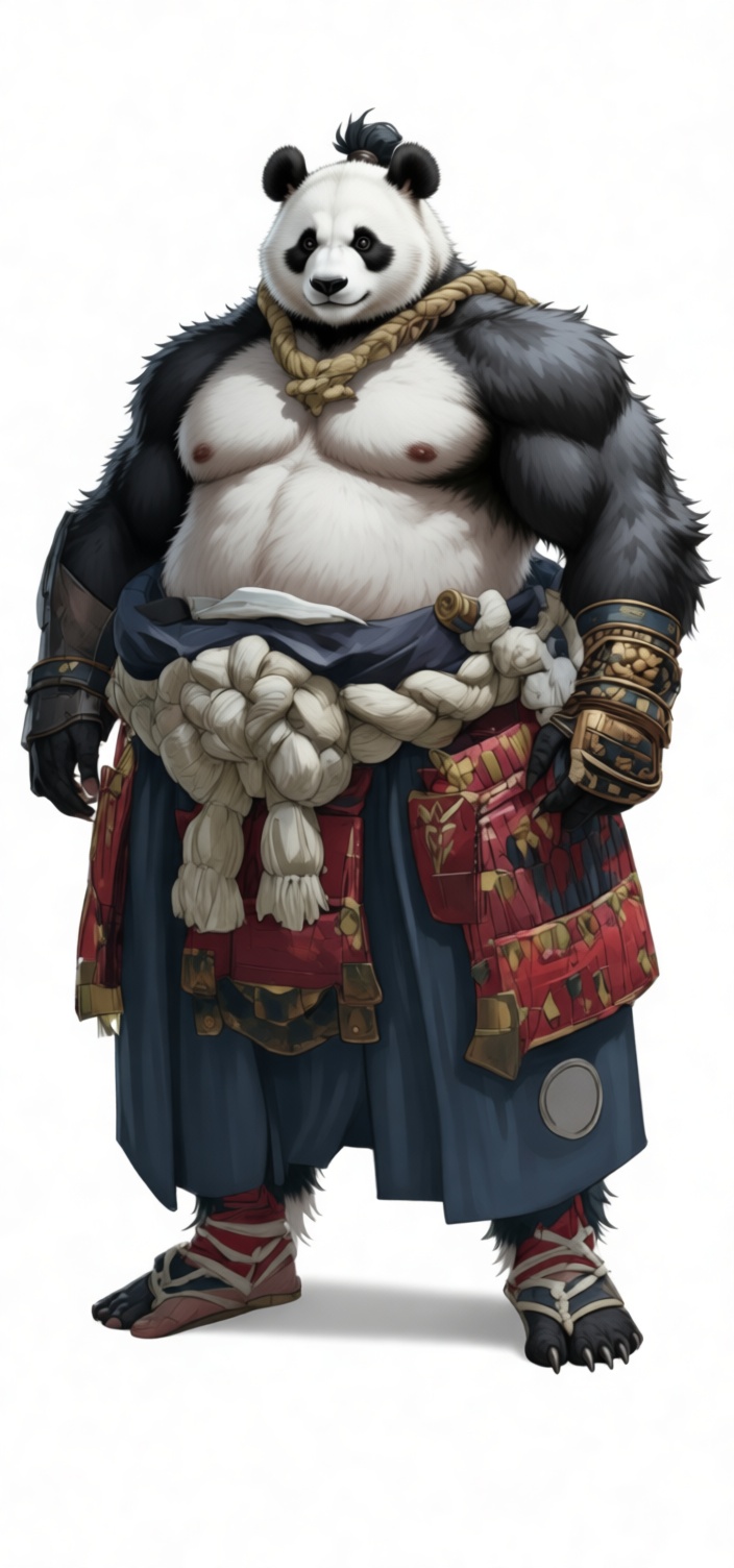 Panda Warrior Figurine STL – Free 3D Print Model | Remeshy