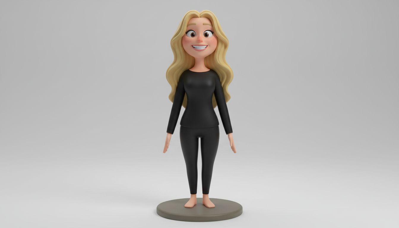 Playful 3D Character Model STL – Free 3D Print Model | Remeshy