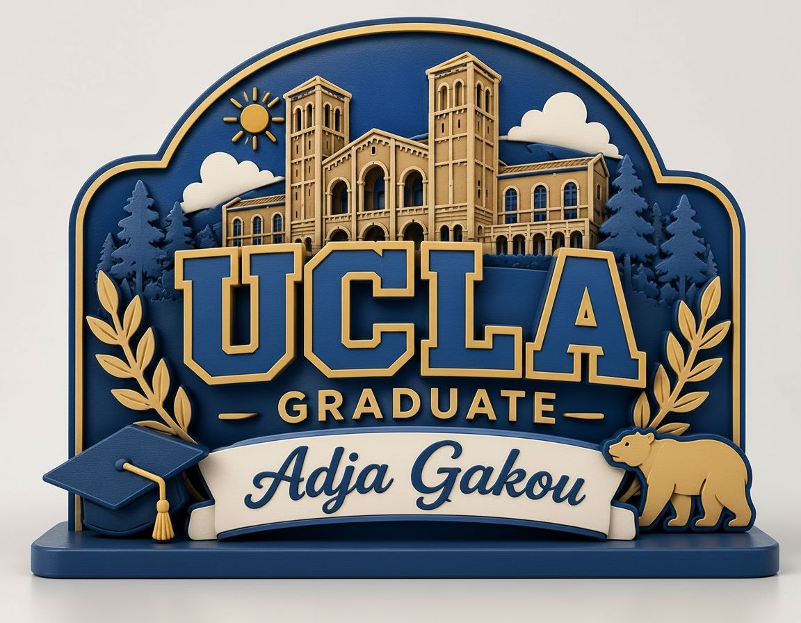 UCLA Graduate Plaque STL – Free 3D Print Model | Remeshy