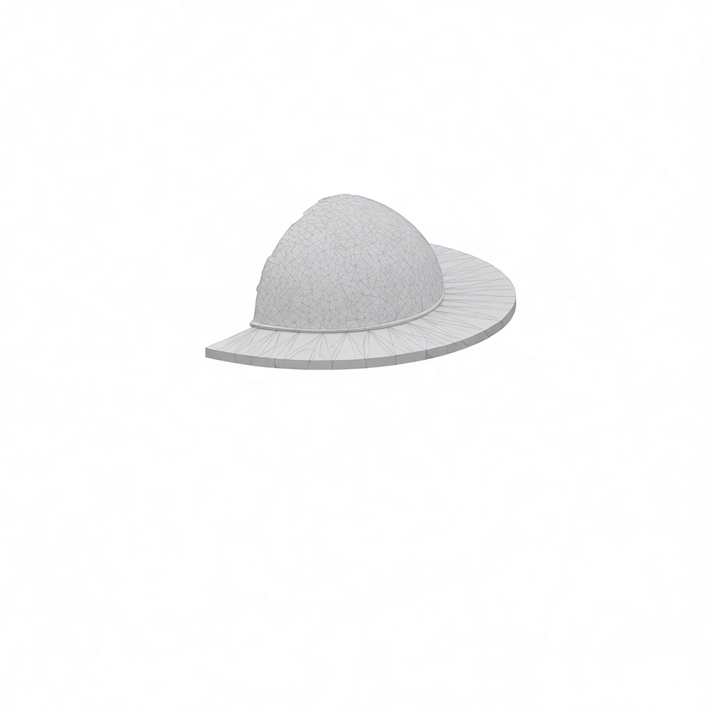 Pith Helmet Model STL – Free 3D Print Model | Remeshy