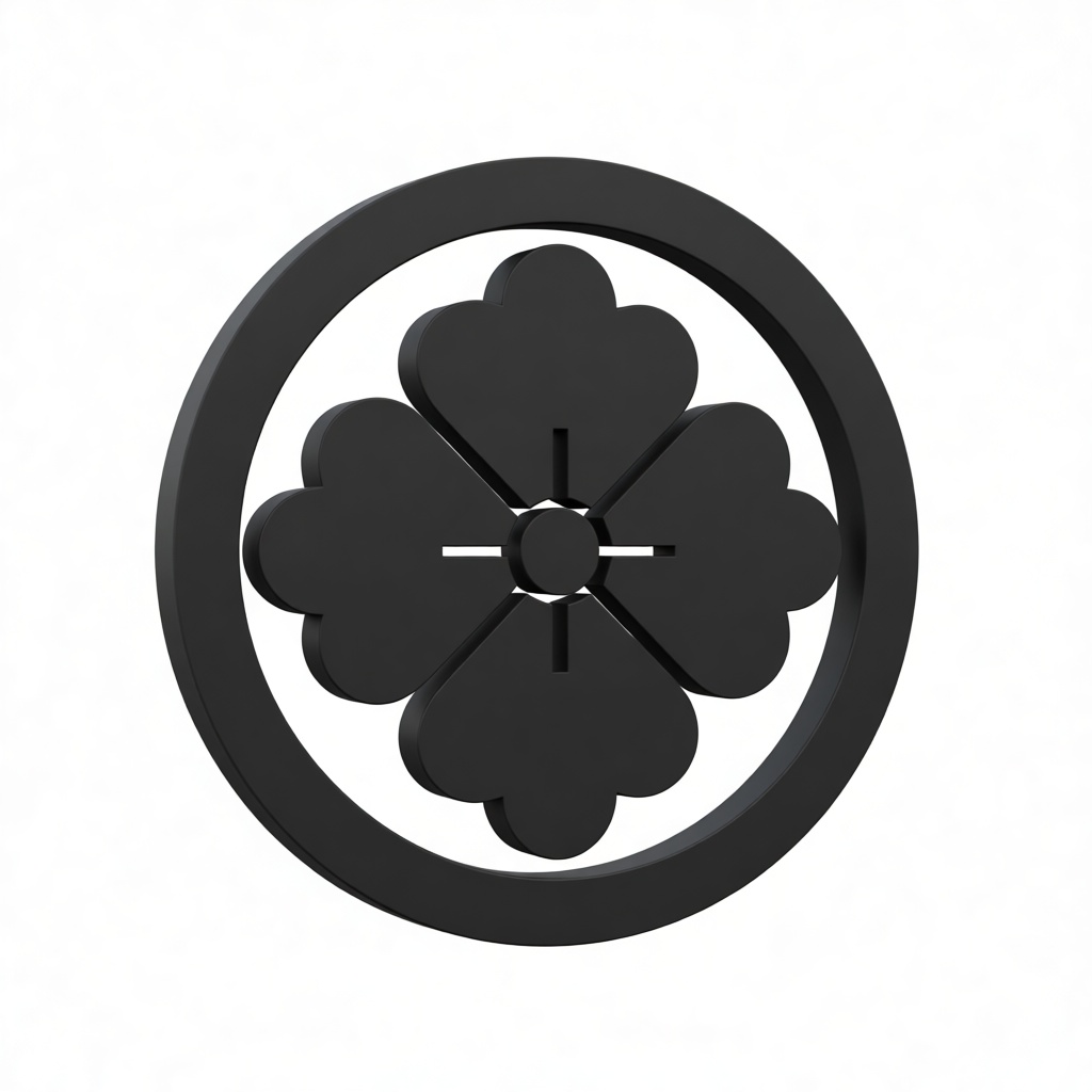 Nakamura Kamon Emblem STL – Free 3D Print Model | Remeshy