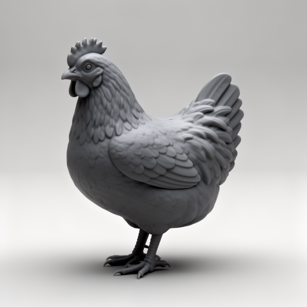 Free Chicken 3D Printable STL Files (29 Models) | Remeshy