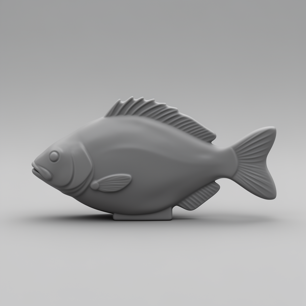 Realistic Fish Model STL – Free 3D Print Model | Remeshy