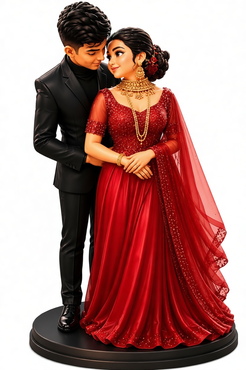 Romantic Couple Figurine STL – Free 3D Print Model | Remeshy