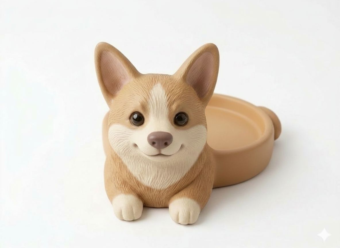 Corgi Dog Figurine STL – Free 3D Print Model | Remeshy