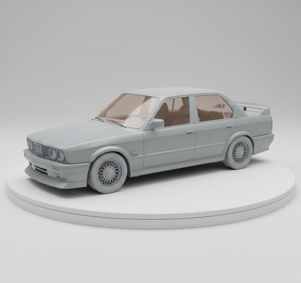 BMW E30 M3 Model STL – Free 3D Print Model | Remeshy