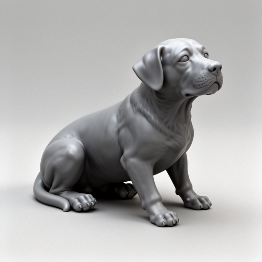 Sleeping Dog Figurine STL – Free 3D Print Model | Remeshy