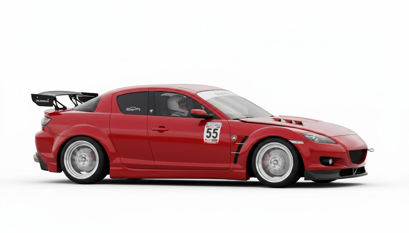 Mazda RX-8 Racecar Model STL – Free 3D Print Model | Remeshy