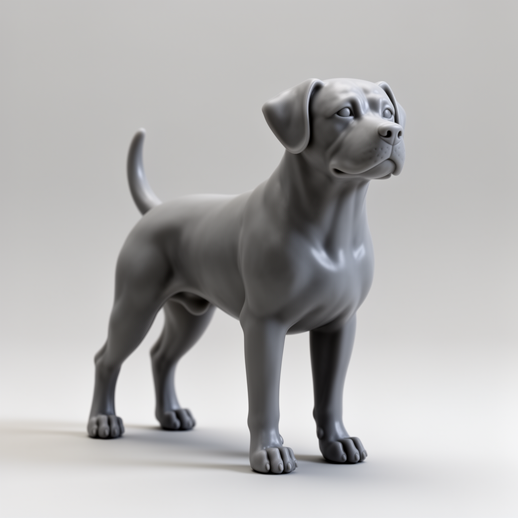 Labrador Retriever Figurine STL – Free 3D Print Model | Remeshy