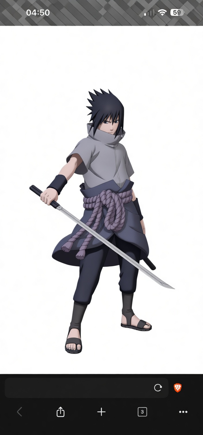 Sasuke Uchiha Figurine STL – Free 3D Print Model | Remeshy