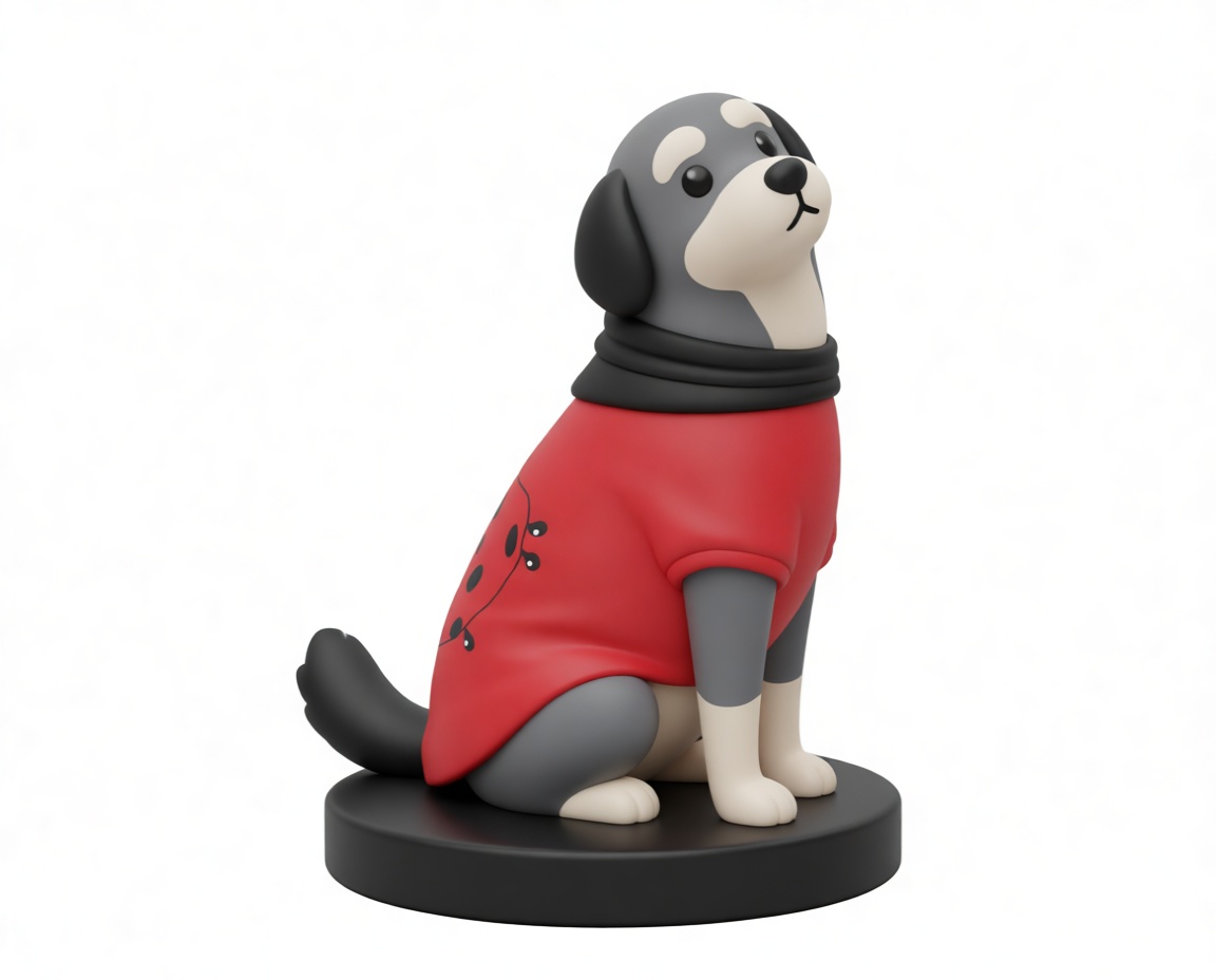 Cartoon Dog Figurine STL – Free 3D Print Model | Remeshy