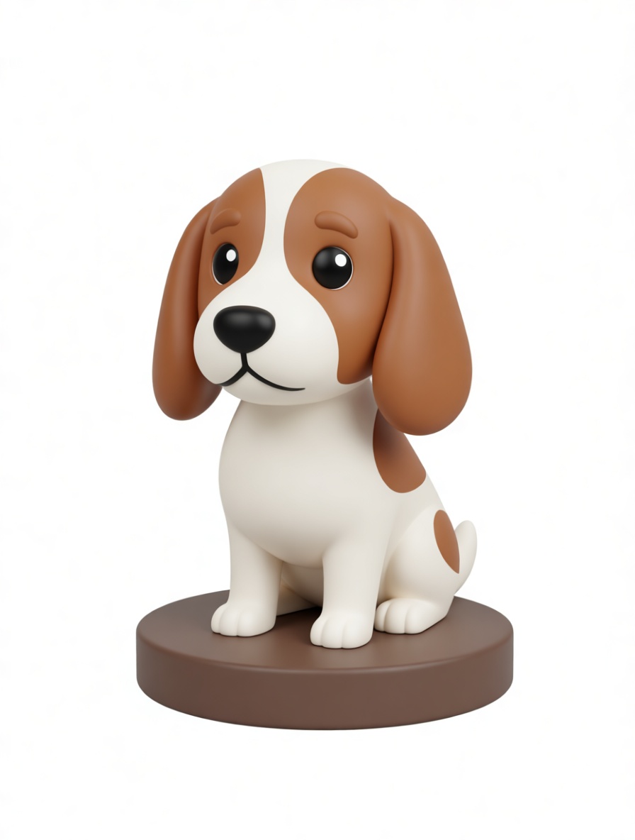 Beagle Dog Figurine STL – Free 3D Print Model | Remeshy