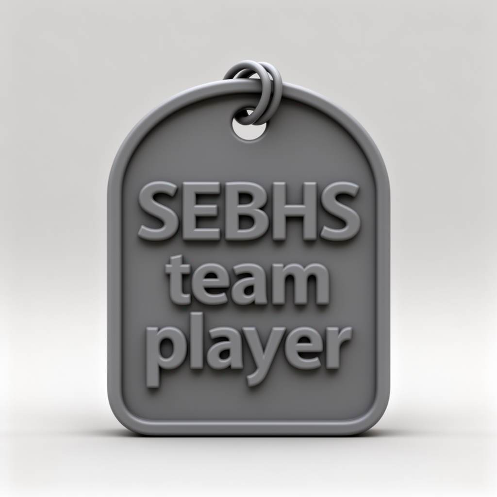 SEBHS Team Player Keychain STL – Free 3D Print Model | Remeshy
