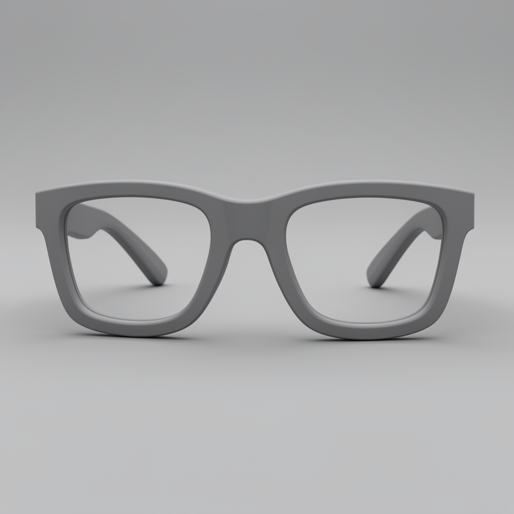 Classic Round Glasses Model STL – Free 3D Print Model | Remeshy