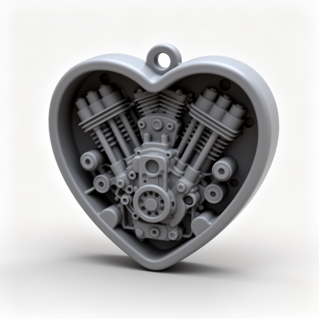 Heart Engine Housing Model STL – Free 3D Print Model | Remeshy