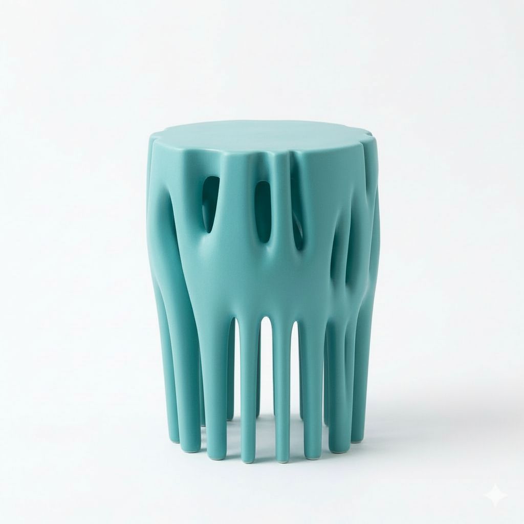 Abstract Organic Stool STL – Free 3D Print Model | Remeshy