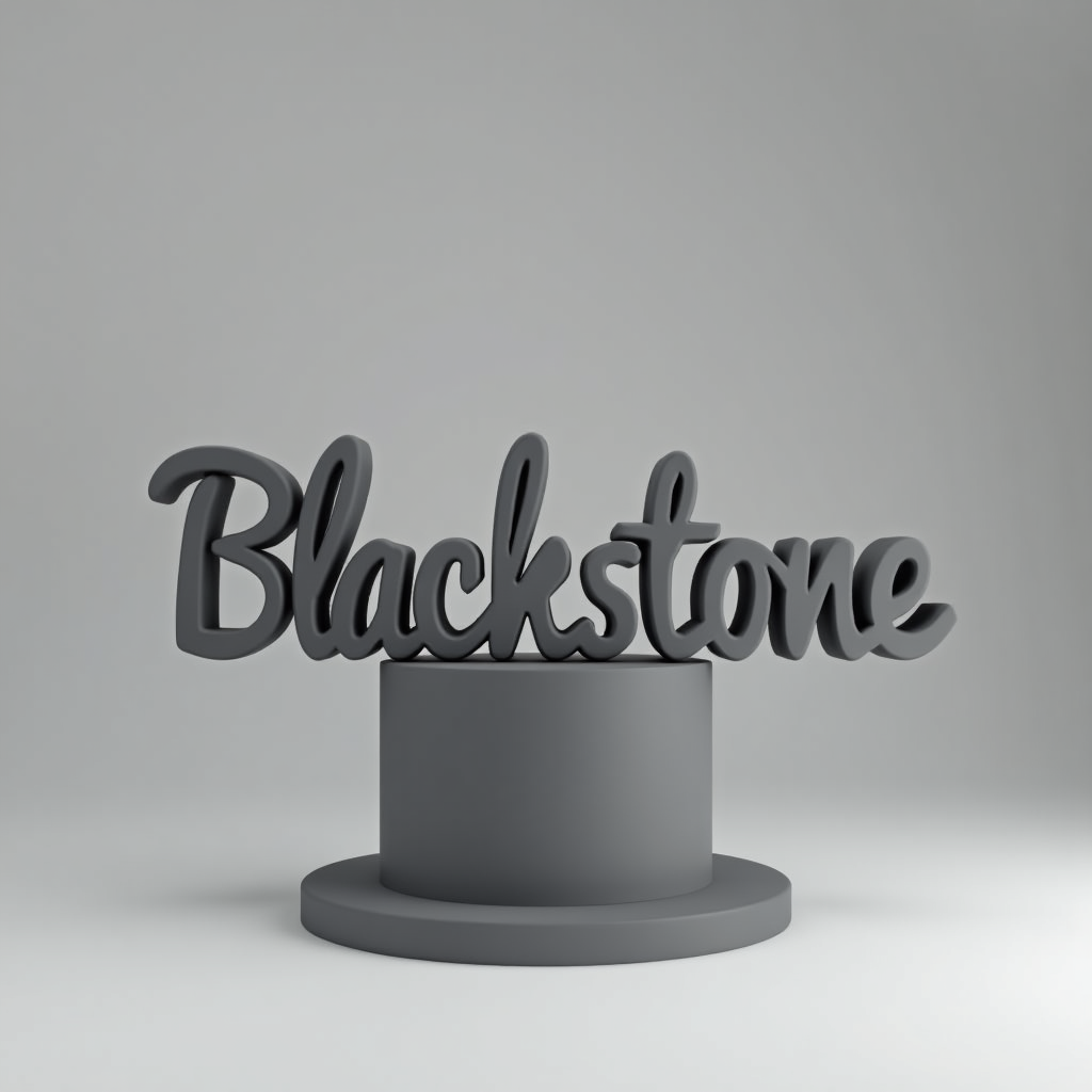 Elegant Cursive Blackstone STL – Free 3D Print Model | Remeshy
