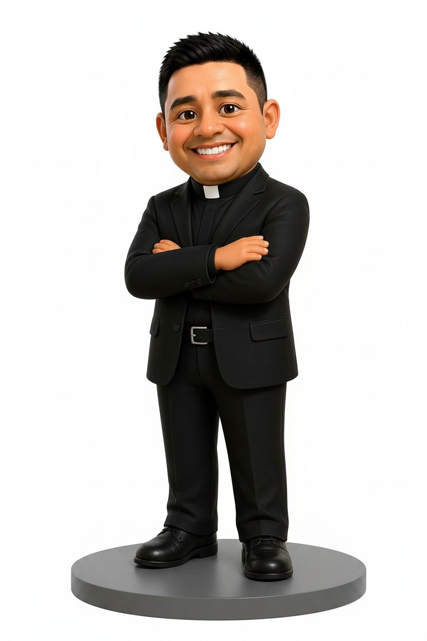 Catholic Priest Figurine STL – Free 3D Print Model | Remeshy