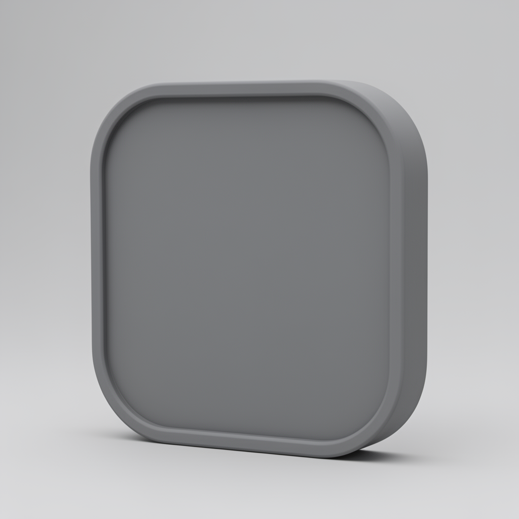 Rounded Corner Square STL – Free 3D Print Model | Remeshy