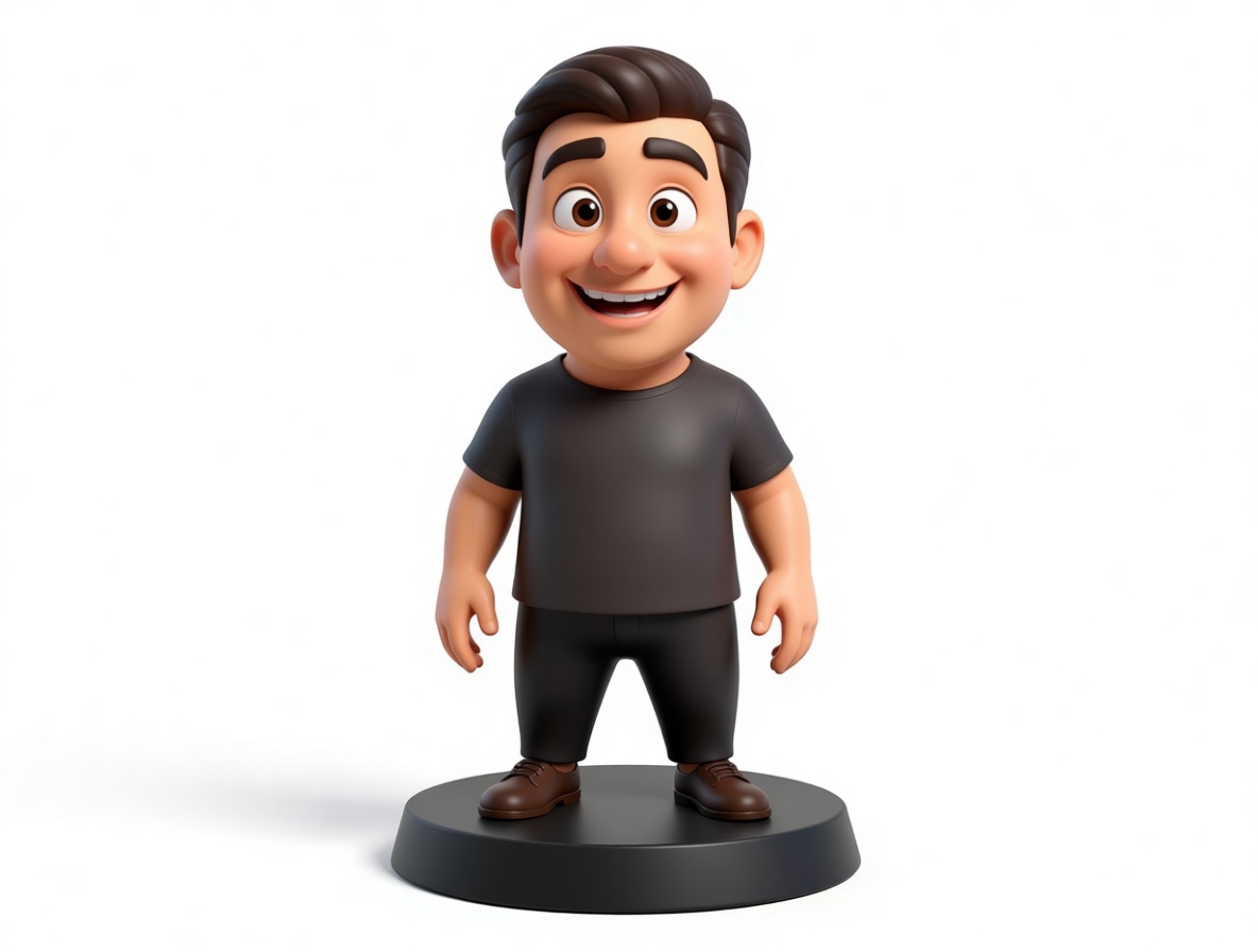 Smiling Man Figurine STL – Free 3D Print Model | Remeshy