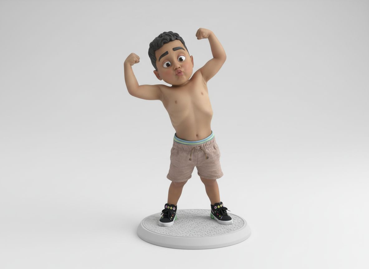 Little Boy Figurine STL – Free 3D Print Model | Remeshy