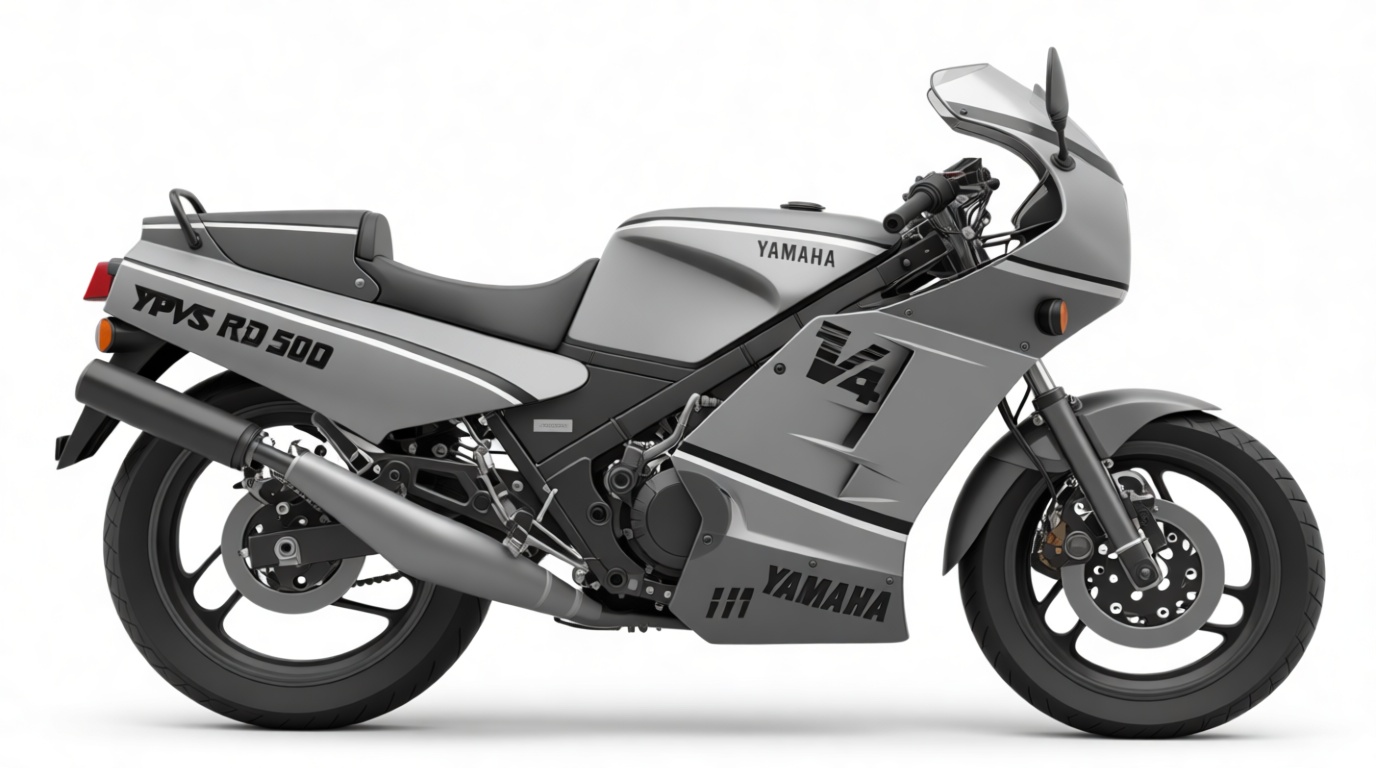Yamaha RD500 Motorcycle Model STL – Free 3D Print Model | Remeshy