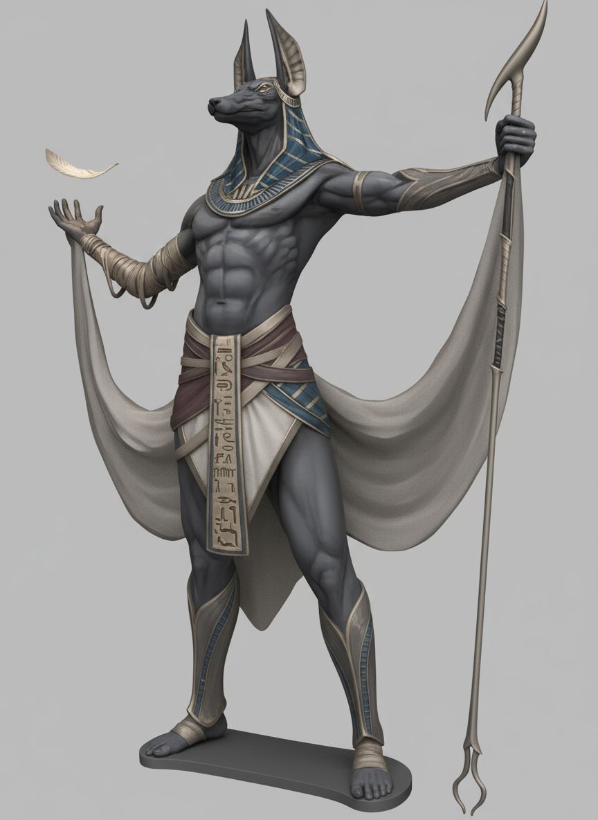 Anubis Statue STL – Free 3D Print Model | Remeshy