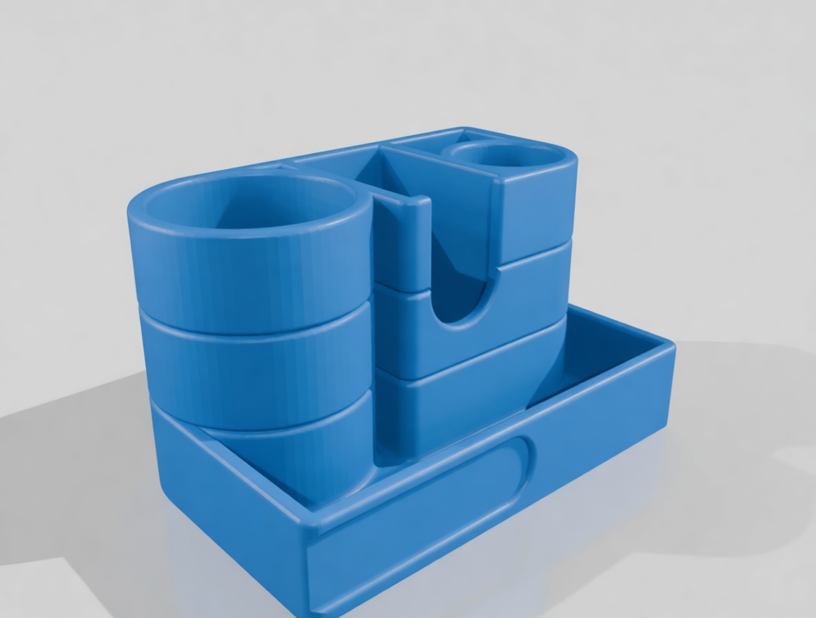 Desk Organizer Station STL – Free 3D Print Model | Remeshy