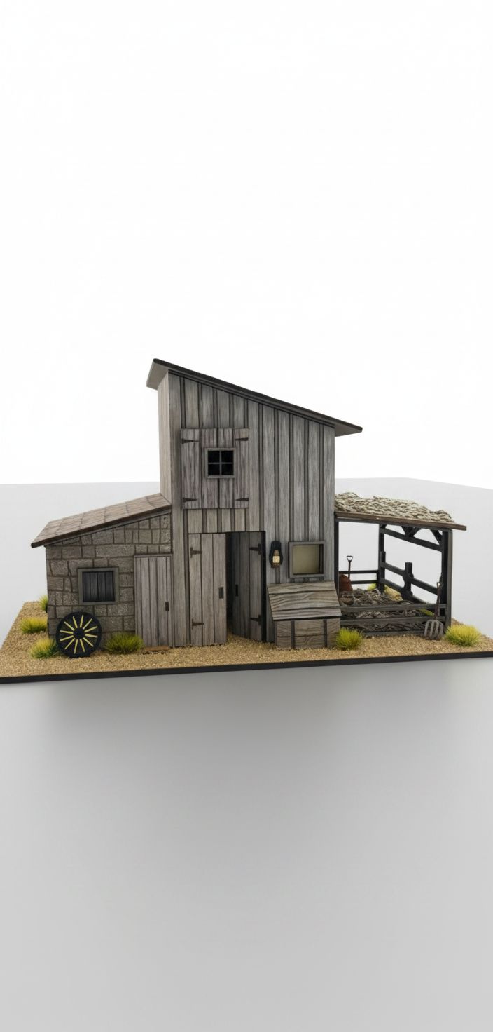 Rustic Barn Model STL – Free 3D Print Model | Remeshy